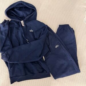 ALO Yoga Deep Blue Hoodie